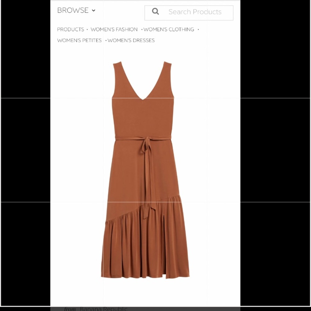 Banana republic modal wash midi dress